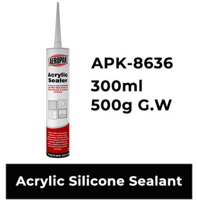 AEROPAK Water Base Clear Acrylic Silicone Sealant Acrylic Sealer Glass Glue