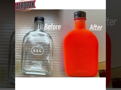 Aeropak Fluorescent Pink Rubber Spray Paint Cat Lapisan Mobil Yang Bisa Dihapus