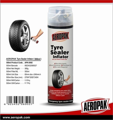 Aeropak Home Use Tire Sealer Inflator Emergency Tyre Repair For Off Road