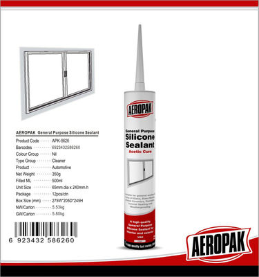 Marble Natural Silicone Sealant 300ml Quick Drying Heat Resistant for Glass and Metal