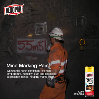 500ml 350g Non-Flammable Mine Marking Spray Paint with 3 Years Shelf Life for Underground Mine