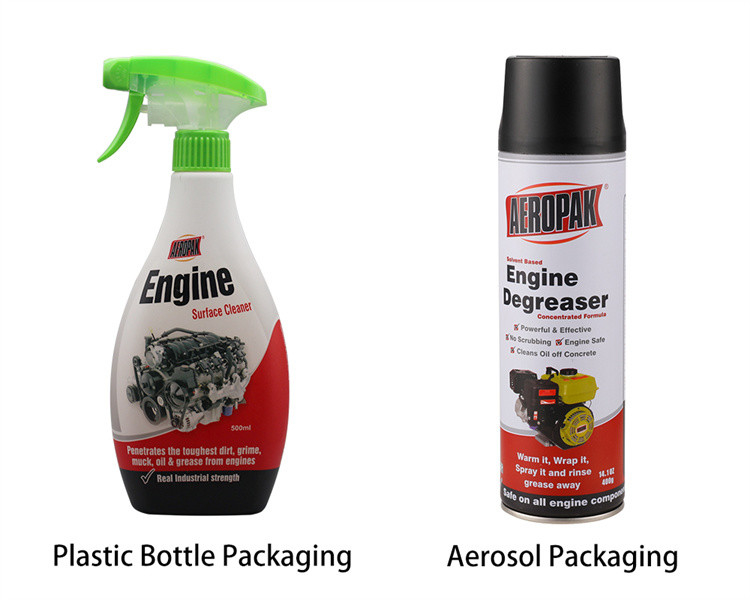 Aeropak Engine Surface Cleaner Spray In Bottles Super Clean Degreaser For Car