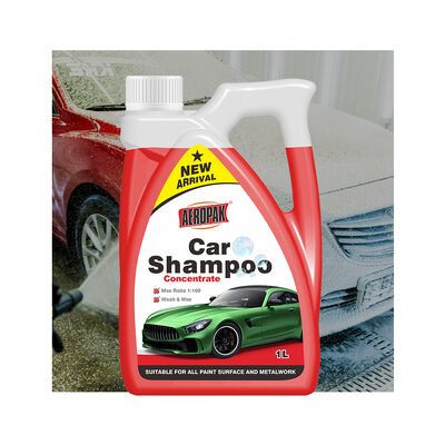 Aeropak 1000ml Lemon Beraroma High-foam Car Shampoo Botol Plastik Pembersih Kendaraan