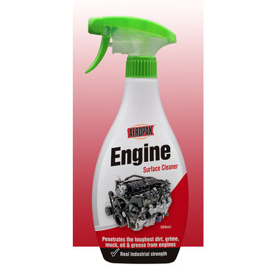 Aeropak 500ml Bottle Car Care Engine Cleaning Spray Degreaser Cepat Bersih kering Tidak berbau untuk minyak Limbah Penghapusan Deposit Karbon