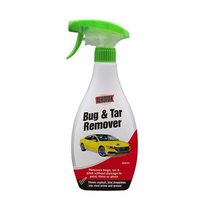 Aeropak 500ml Low VOC Smellless Tar Remover Spray untuk Car Body Pitch & Adhesive Stain Remover Botol Plastik