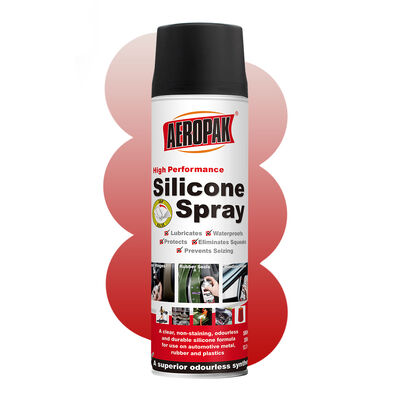 Aeropak 500ml Aerosol OEM Performa Tinggi Silikon Semprot Minyak Dasar Penggunaan Industri Anti-pakaian Umur Panjang Penetrasi
