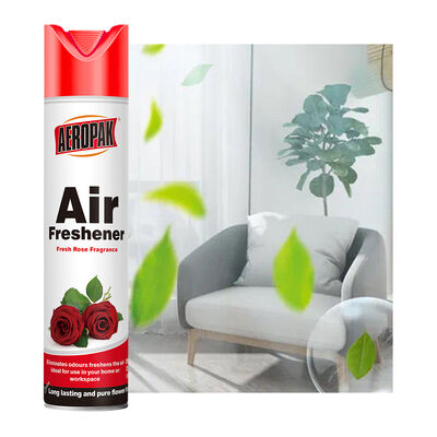 Aeropak 330Ml Semprotan Penyegar Udara Aroma Mawar Aerosol Ramah Lingkungan untuk Penggunaan Dalam Ruangan Rumah & Mobil Tahan Lama