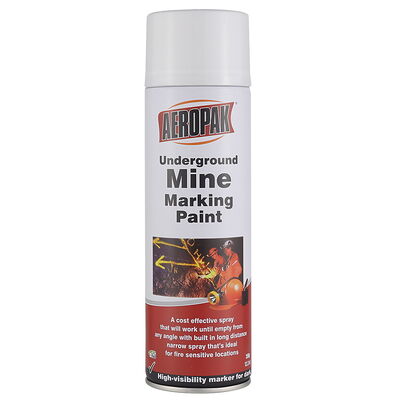 AEROPAK Underground Mine Marking Aerosol Spray Paint cepat kering semua hewan tahan lama tidak mudah terbakar tidak tersumbat